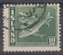 Iceland Island Ijsland 1940 Fish Mi#215 B Used, Perforation 14 : 13 3/4 - Oblitérés