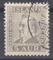 Iceland Island Ijsland 1935 Mi#184 Used - Oblitérés