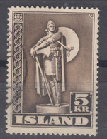 Iceland Island Ijsland 1943 Mi#230 A Used - Unused Stamps