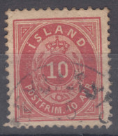 Iceland Island Ijsland 1876 Mi#8 B Used - Usados