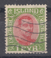 Iceland Island Ijsland 1920 Mi#83 Used - Gebruikt