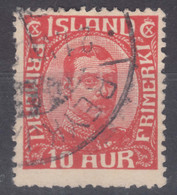 Iceland Island Ijsland 1920 Mi#89 Used - Gebruikt