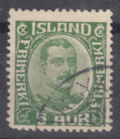 Iceland Island Ijsland 1920 Mi#86 Used - Gebruikt