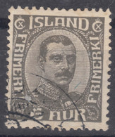 Iceland Island Ijsland 1920 Mi#87 Used - Usados