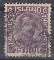 Iceland Island Ijsland 1920 Mi#90 Used - Used Stamps