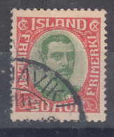 Iceland Island Ijsland 1920 Mi#92 Used - Oblitérés