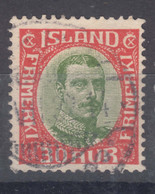 Iceland Island Ijsland 1920 Mi#92 Used - Gebruikt