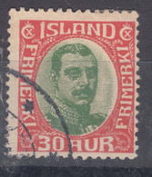 Iceland Island Ijsland 1920 Mi#92 Used - Gebruikt