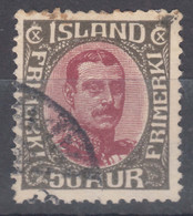 Iceland Island Ijsland 1920 Mi#95 Used - Gebruikt