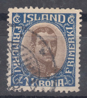 Iceland Island Ijsland 1920 Mi#96 Used - Oblitérés