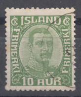 Iceland Island Ijsland 1921 Mi#100 Used - Gebruikt