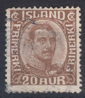 Iceland Island Ijsland 1921 Mi#101 Used - Gebruikt