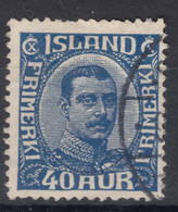 Iceland Island Ijsland 1921 Mi#103 Used - Used Stamps