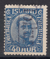 Iceland Island Ijsland 1921 Mi#103 Used - Oblitérés