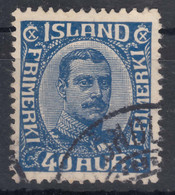 Iceland Island Ijsland 1921 Mi#103 Used - Gebruikt