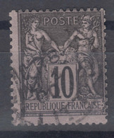 France 1877 Paix Et Commerce Yvert#89 Used - 1876-1898 Sage (Type II)