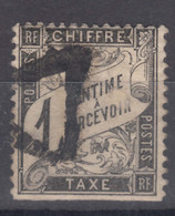 France 1881 Timbre Taxe Yvert#10 Used - 1859-1959 Oblitérés