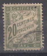 France 1906 Timbre Taxe Yvert#31 Used - 1859-1959 Usados