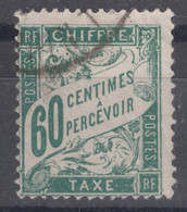 France 1921 Timbre Taxe Yvert#38 Used - 1859-1959 Afgestempeld