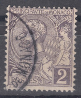 Monaco 1891 Mi#12 Used - Oblitérés