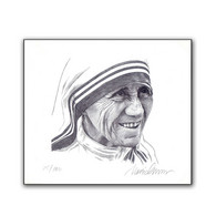 2021 New ** United Nation, Mother Teresa Stamp Proof And First Day Cover Signed By Artist In Presentation Pack (**) - Storia Postale