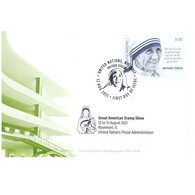 2021 New ** UN Mother Teresa Cancellation Green Card  (**) - Brieven En Documenten