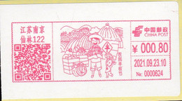 CHINA CHINE CINA  QR CODE METER STAMP - Unused Stamps