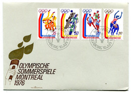 VADUZ Env. Du 10/06/1976 JEUX OLYMPIQUES à MONTREAL Paypal Not Accept - Covers & Documents