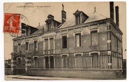 CPA   18    SAINT AMAND MONTROND    1911    GROUPE SCOLAIRE  ECOLE - Saint-Amand-Montrond