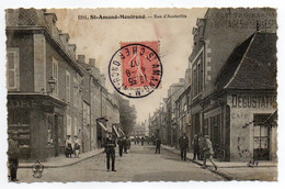 CPA   18    SAINT AMAND MONTROND    1907    RUE D AUSTERLITZ - Saint-Amand-Montrond