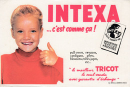 BUVARD - TEXTILE - INTEXA -  Tricot - Industrie Textile - Agricoltura