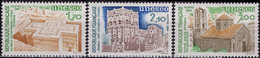 FRANCE Service  79 80 81 ** MNH UNESCO Eglise Lalibela Ethiopie Sanaa Yémen Church Sainte-Marie Kotor Yougoslavie 1983 - Brieven & Documenten