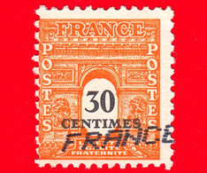 FRANCIA - Usato - 1945 - Arco Di Trionfo - Arc De Triomphe - 30 Centimes - 1944-45 Arc De Triomphe