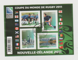 FRANCE / 2011 / Y&T N° 4576/4579 En Bloc Ou F4576 (Feuillet "Coupe Du Monde De Rugby 2011") - Oblitéré FDC. SUPERBE ! - Gebraucht