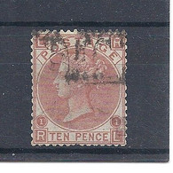GRANDE BRETAGNE  Y & T  N° 36 Ten Pence  R L - Used Stamps