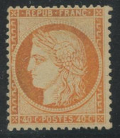 ** SIEGE DE PARIS (1870) - ** - N°38 - 40c Orange - Signé Calves - TB - 1870 Siège De Paris