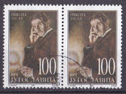 Jugoslawien Marke Von 2001 O/used (waagrechtes Paar) (A1-41) - Oblitérés