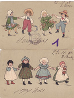 65/ 2 Getekende Kaarten, Ethel Parkinson, Kinderen 1908 - Parkinson, Ethel