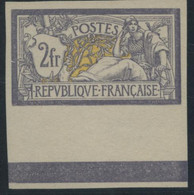 (*) NON DENTELES - (*) - N°122a - 2F Violet Jaune - Bdf - TB - Non Classés