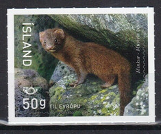 ISELAND.2021 EUROPA CEPT.Endangered National Wildlife.1 ST.SELF ADHESIV - Non Classés