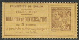 (*) MONACO / TELEPHONE - (*) - N°1 - TB - Telephone