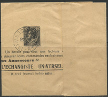 EP MONACO / LOTS-COLLECTIONS - EP - Bande Yvert N°409 - 15c Noir Entête "L'échangiste Universel" - Obl. Càd Bischwiller  - Collections, Lots & Séries