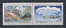 Penrhyn - 1995 World War II Pair MNH__(TH-42) - Penrhyn