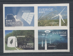 Sweden - 2011 Renewable Energy Self-adhesive Block Of Four MNH__(TH-2970) - Ungebraucht