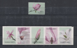 Sweden - 2015 Magnolia Self-adhesive MNH__(THB-338) - Ungebraucht