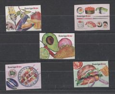 Sweden - 2016 Popular International Dishes (I) Self-adhesive MNH__(TH-9383) - Nuevos