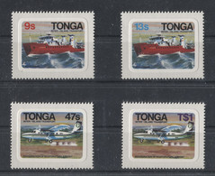 Tonga - 1982 Transport Connections Self-adhesive MNH__(TH-2088) - Tonga (1970-...)