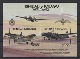 Trinidad & Tobago - 1991 Participation In World War II Block MNH__(TH-19448) - Trinidad & Tobago (1962-...)