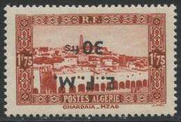 * ALGERIE - TELEGRAPHE - * - N°2a - Surcharge Renversée - TB - Vide