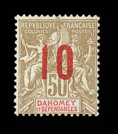 * DAHOMEY - * - N°41 - 10 S. 50c Bistre Et Rouge - Signé Bernichou - TB - Autres & Non Classés